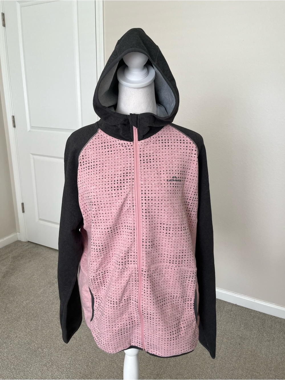 NWOT Kathmandu Pink Full Zip Hooded Jacket Size 18